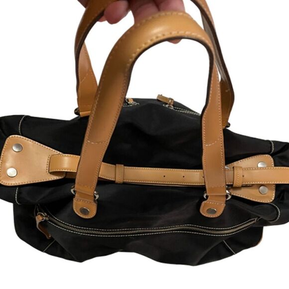 Maxx New York Large Black Nylon Weekender Tote - Picture 5 of 16